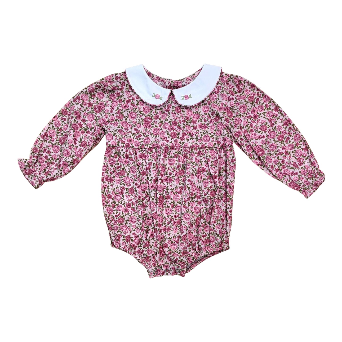 Pink Floral Print Bubble