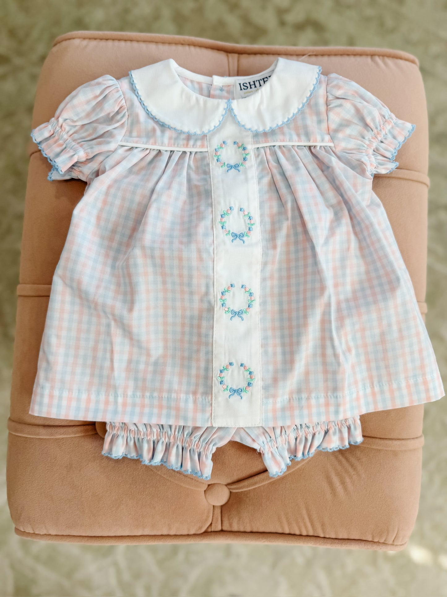 Plaid Girl’s Bloomer Set