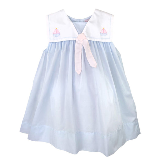 Sailboat Dress with bloomers