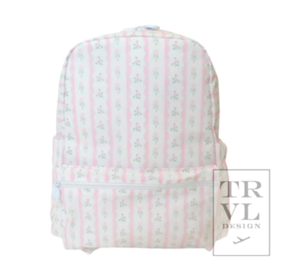 Pink Floral Ribbon Backpack