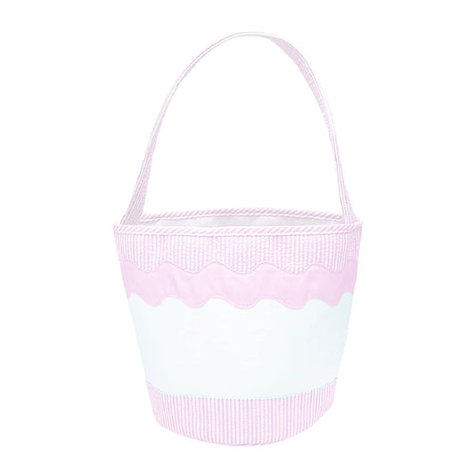 Pink Basket Tote