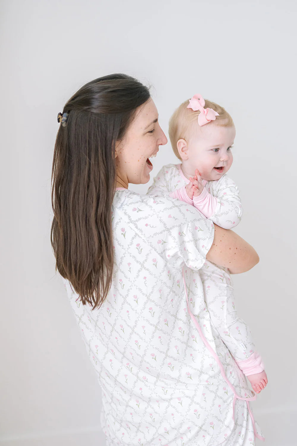 Mama Tulip Trellis Pajama Set