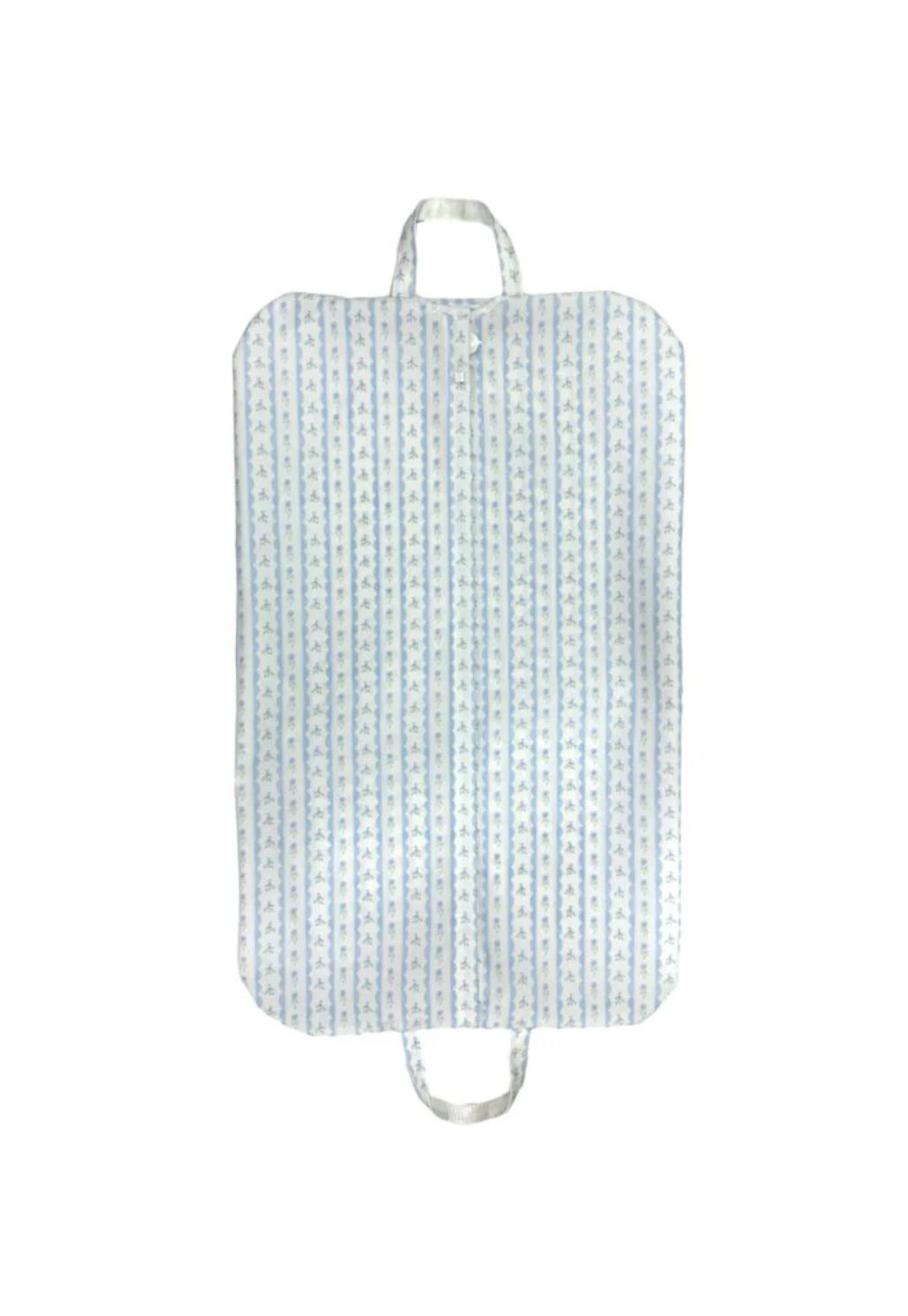 Blue Ribbon Floral Garment Bag