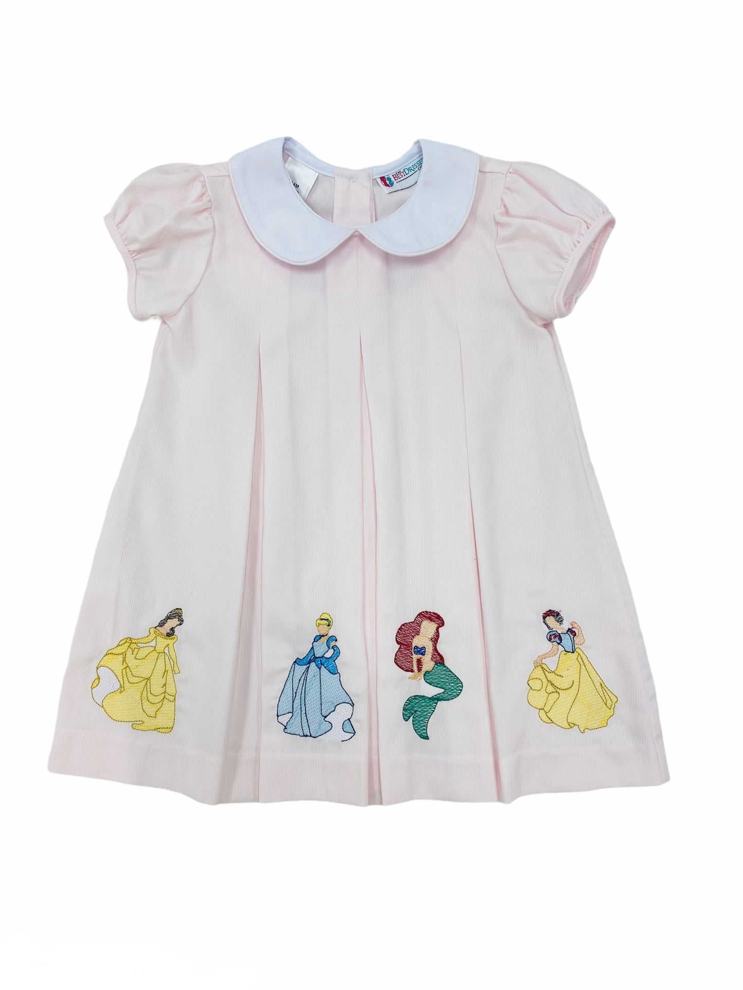 Pink Princess Embroidered Dress