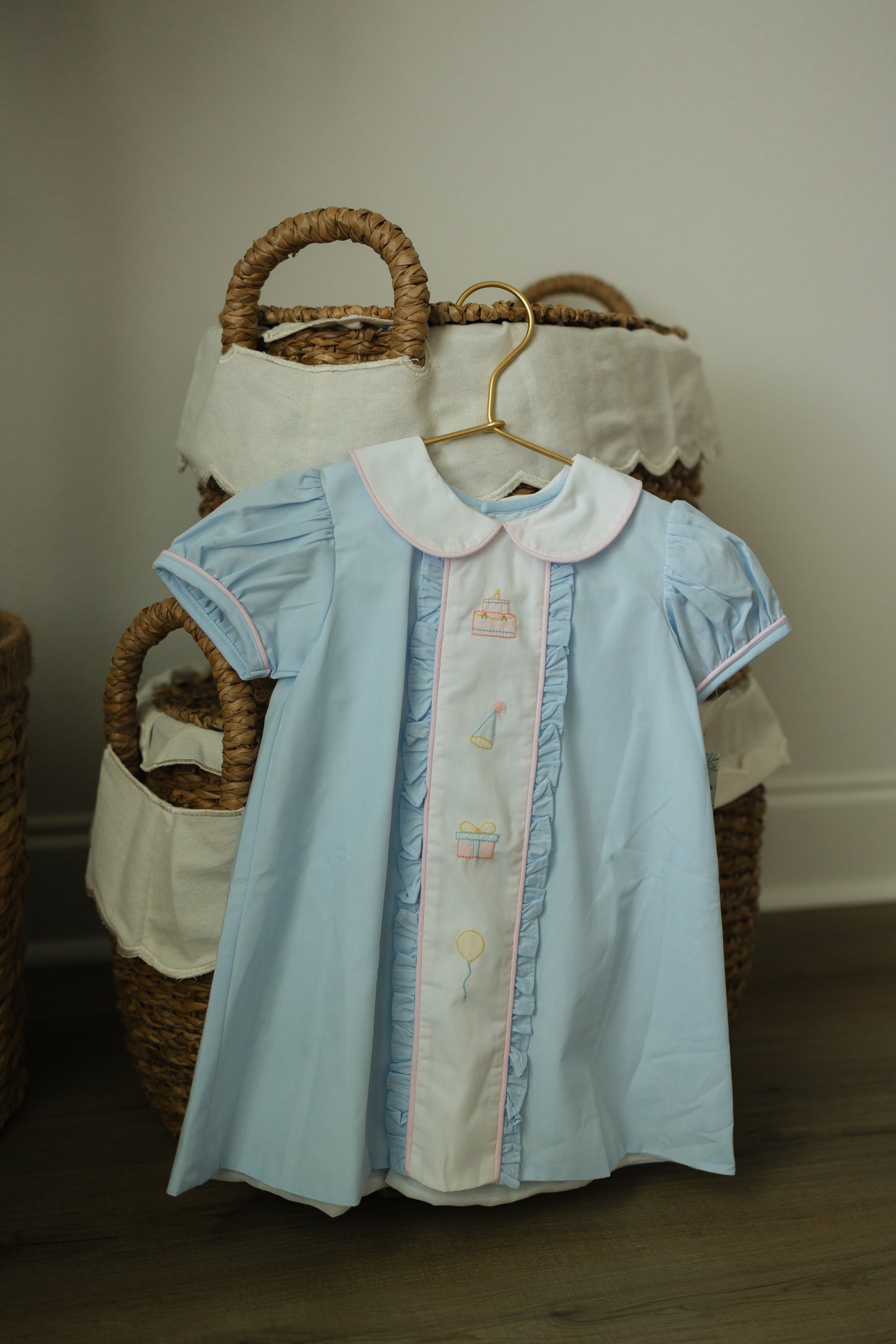 Blue Birthday Girl Dress