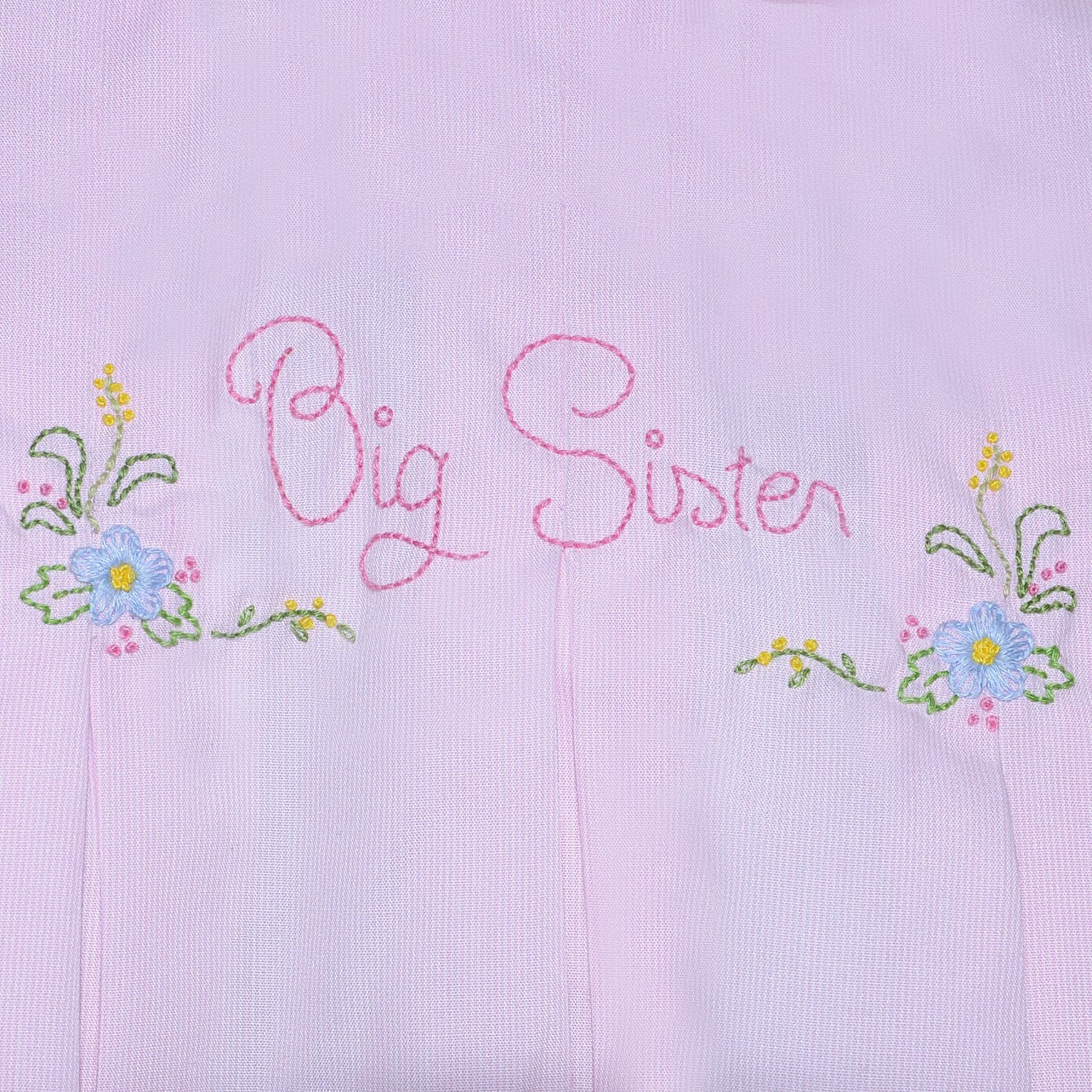 Big Sister Embroidered Dress