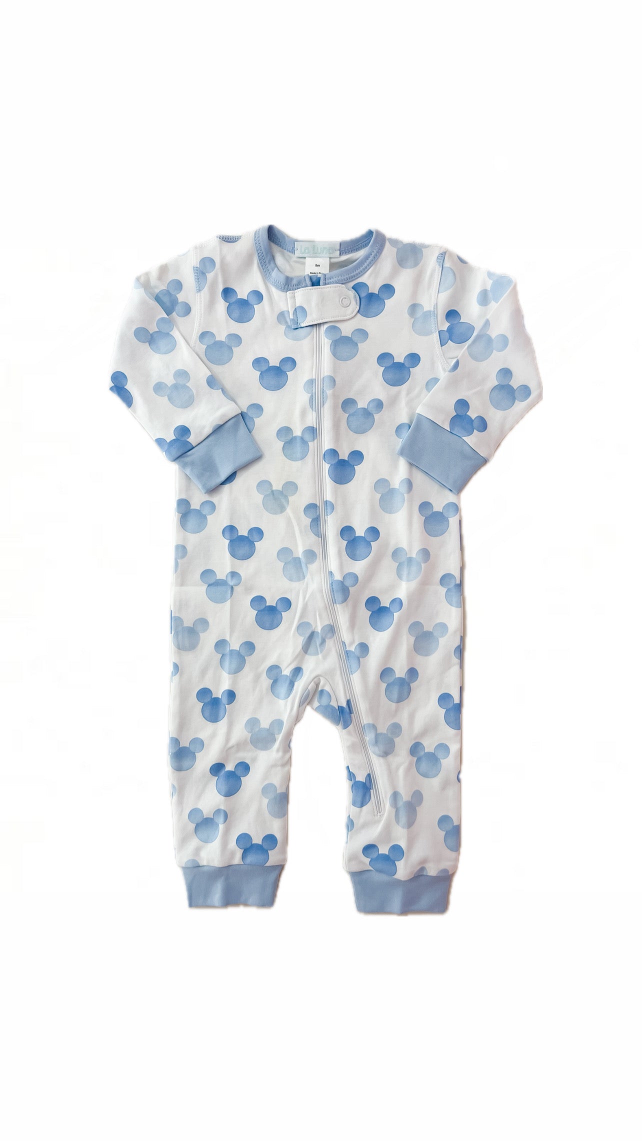 Blue Mouse Ears Print Pajama