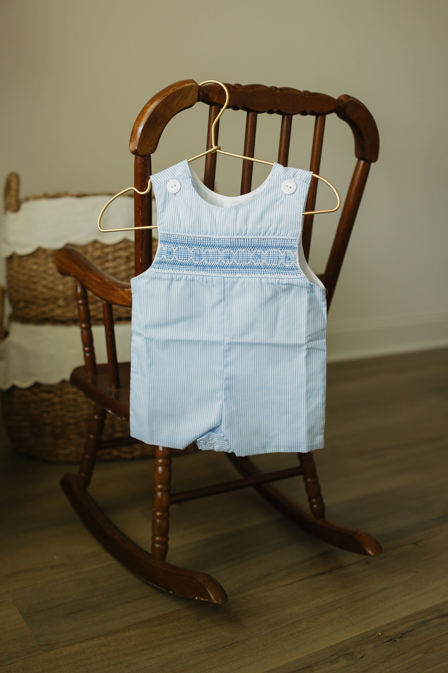 Blue Gingham Shortall
