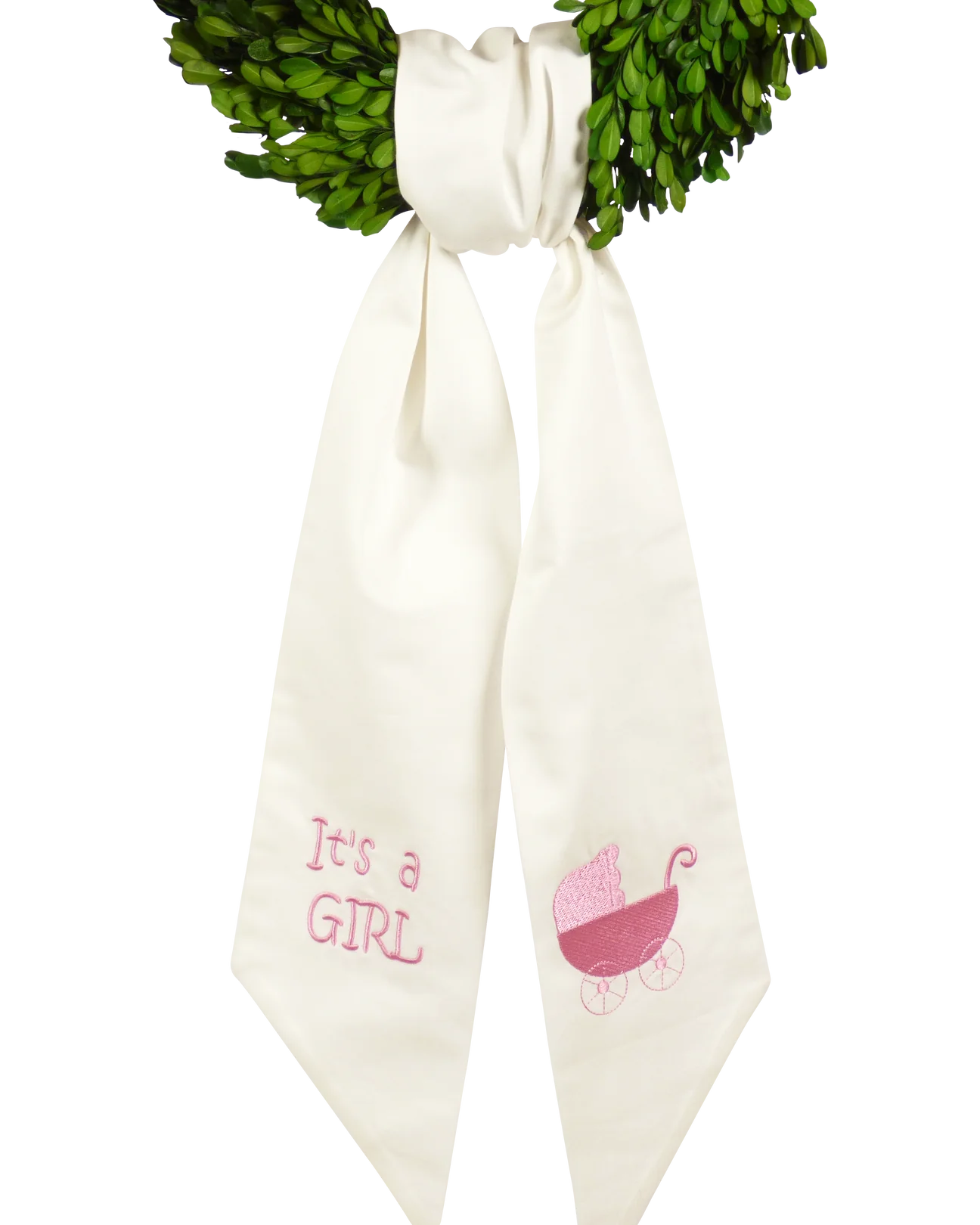Wreath Sash: It’s A Girl