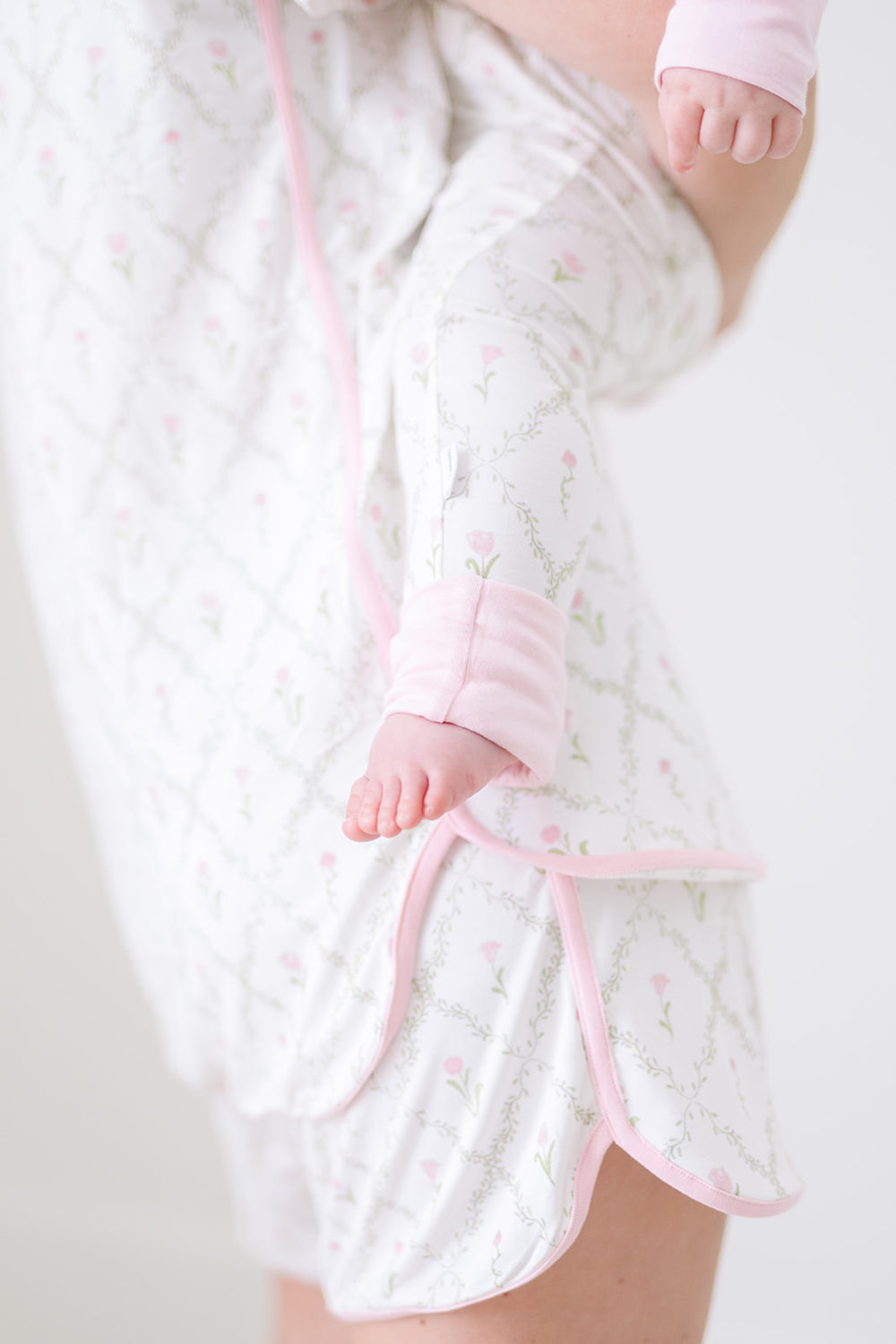 Mama Tulip Trellis Pajama Set