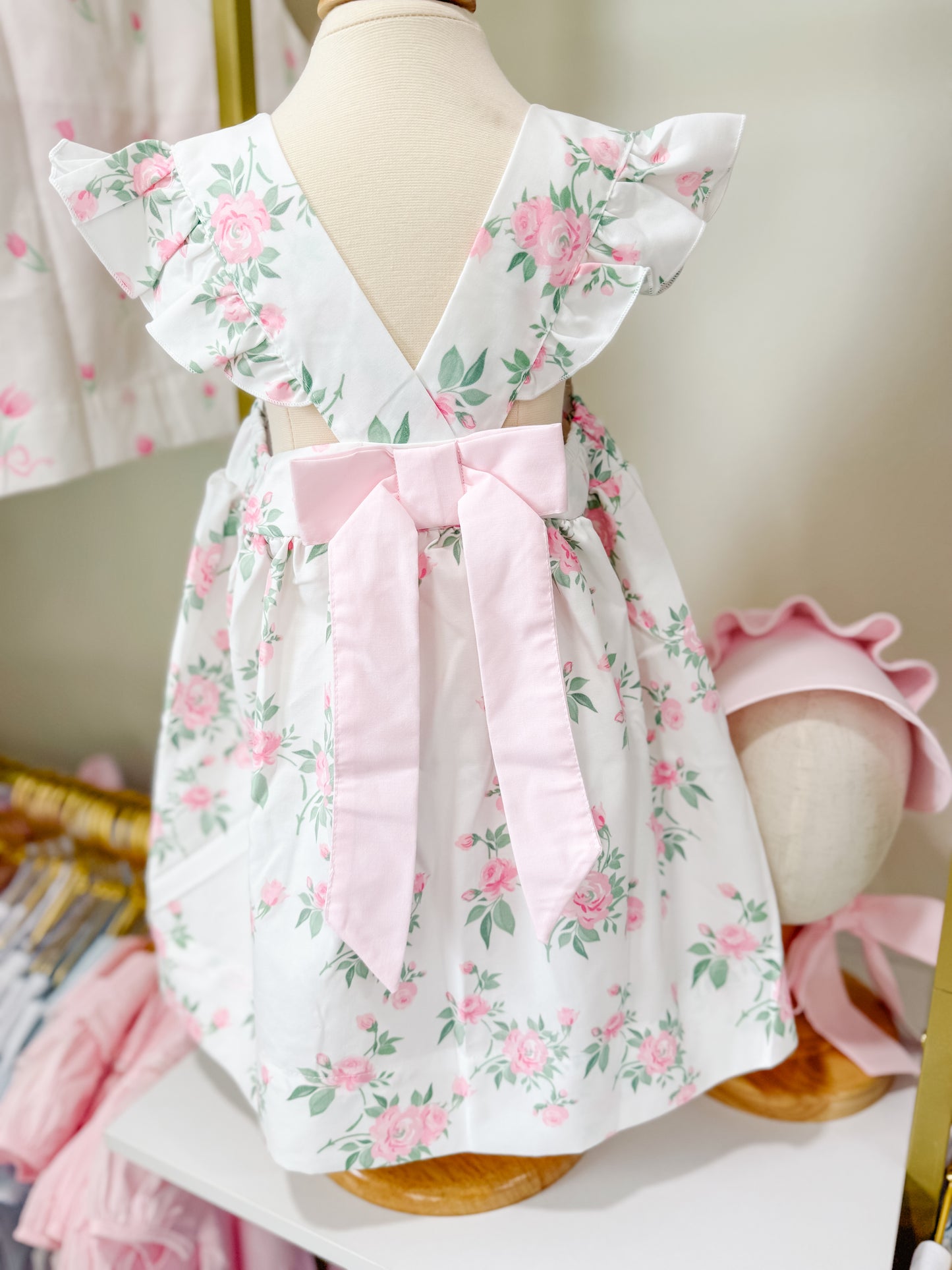 Rose Dress with Bow