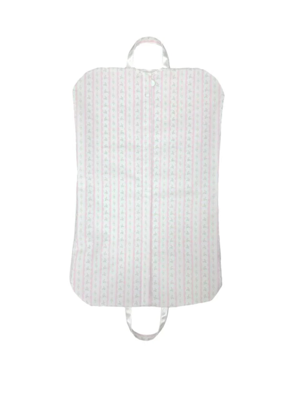 Pink Ribbon Floral Garment Bag