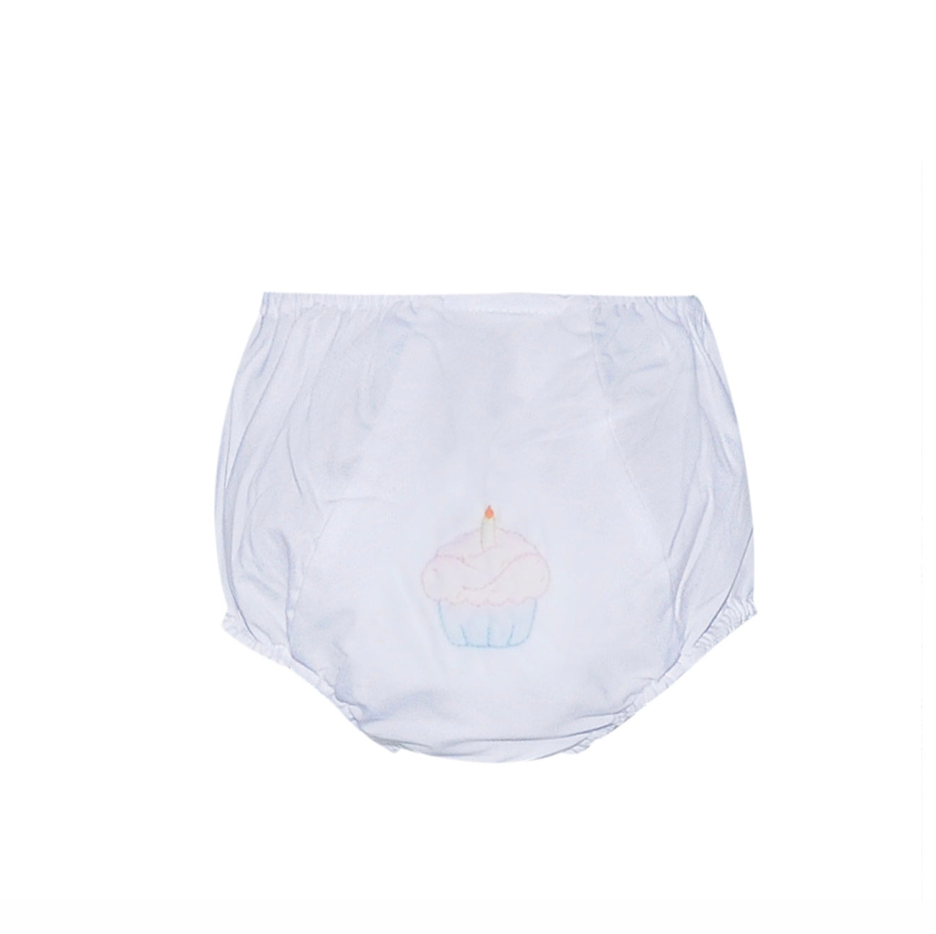 Birthday Cupcake Embroidered Diaper Cover