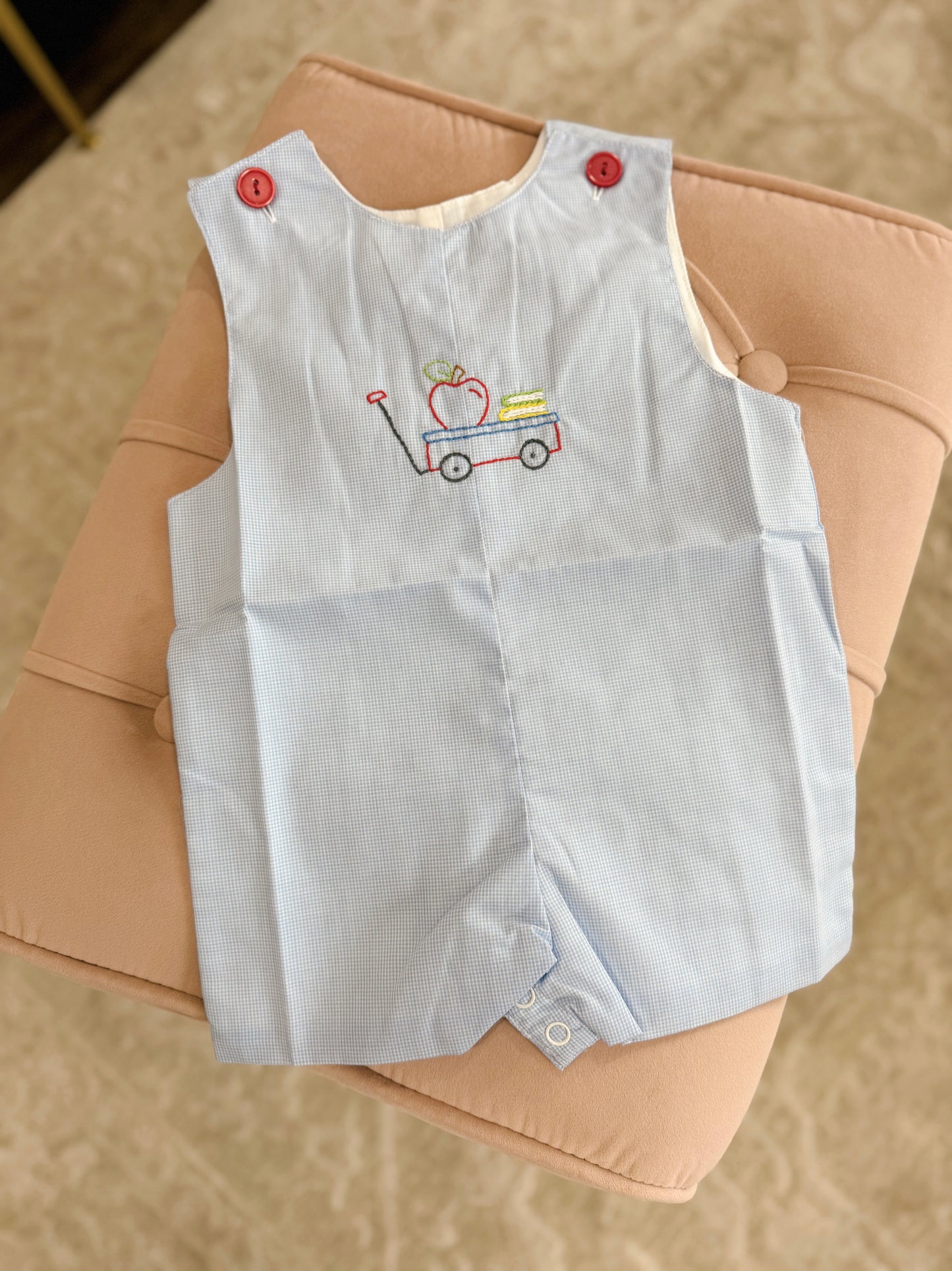 Blue Back to School Shortall