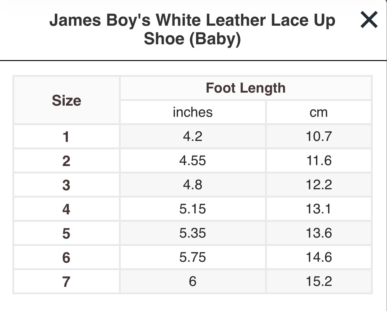 White James Lace Up Shoe