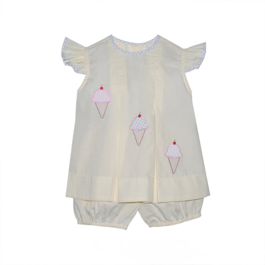 Ice Cream Cone Bloomer Set