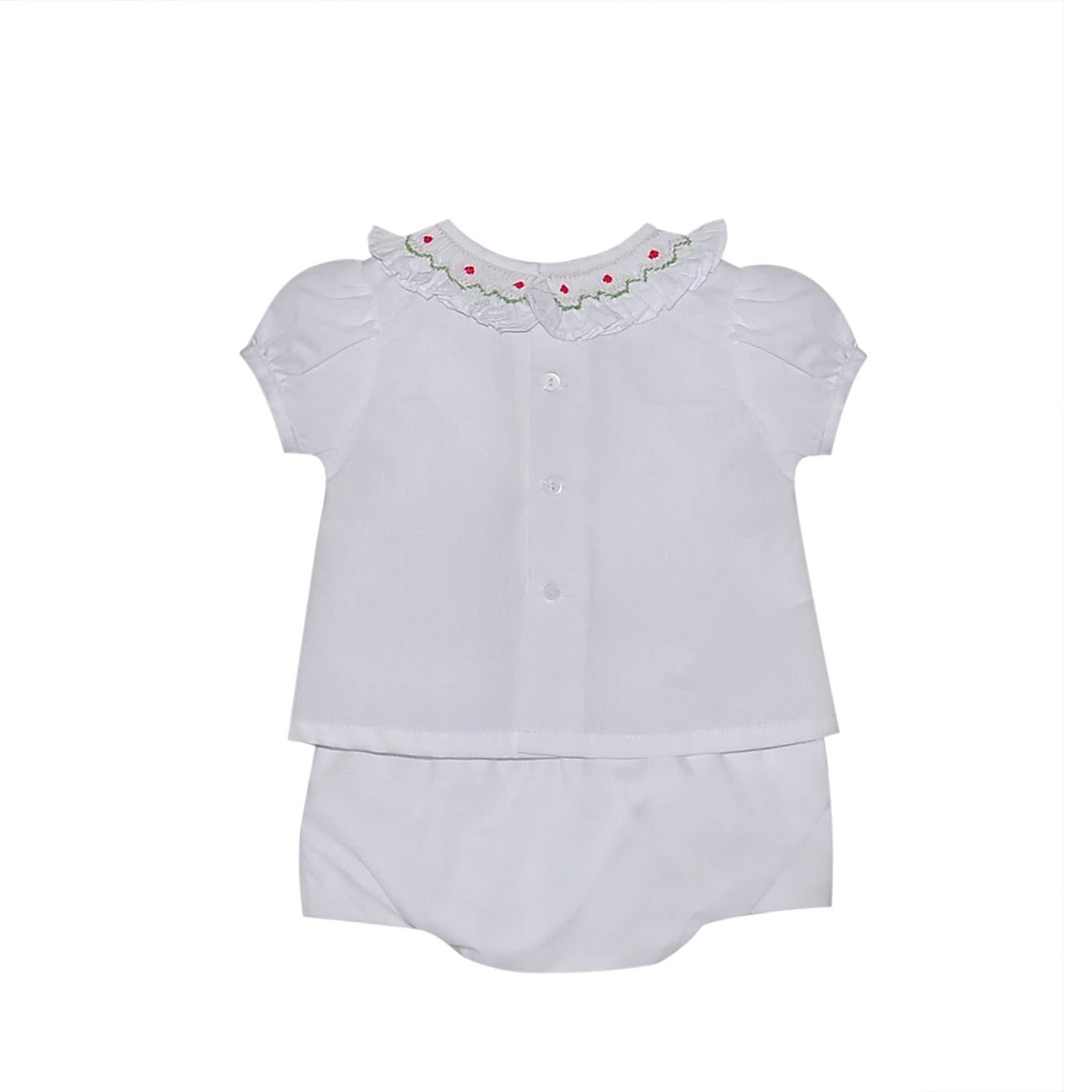 Ruffle Candy Cane Diaper Set