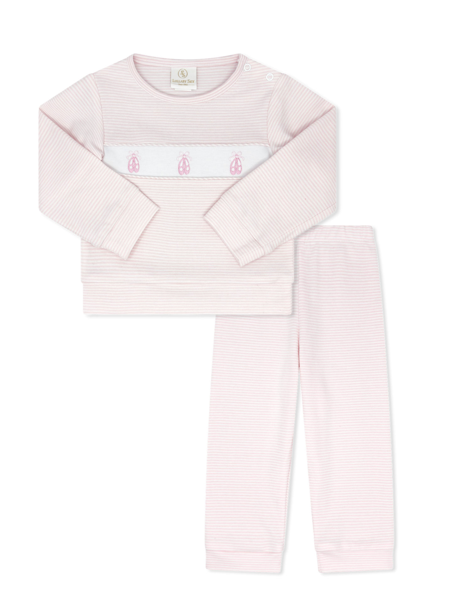 Pink Ministripe Ballet Set