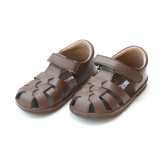 Brown Mack Leather Fisherman Sandal