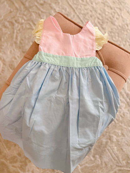 Colorblock Bowback Dress
