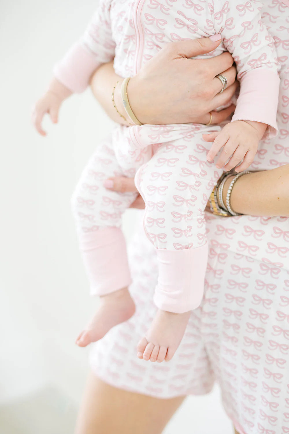 Pink Bow Zippy Pajama