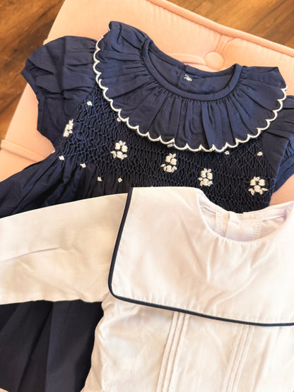 Navy Short Set