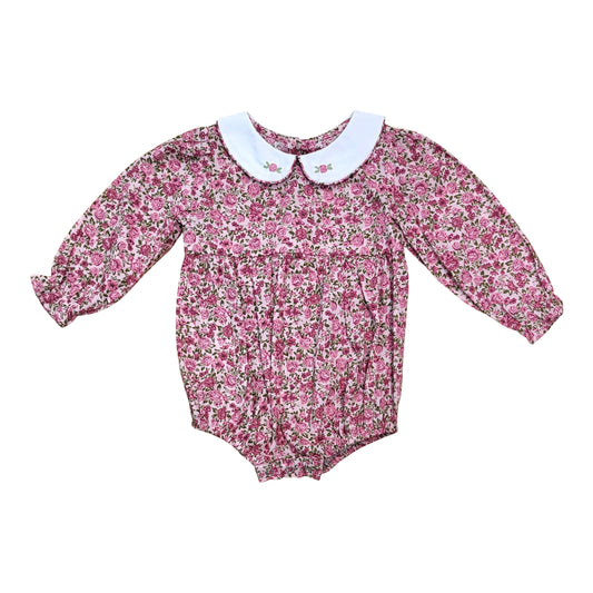 Pink Floral Print Bubble