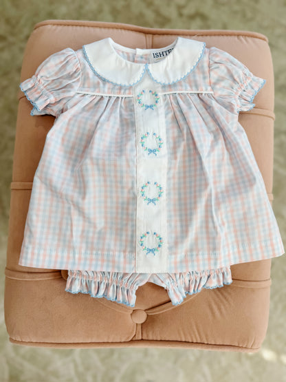 Plaid Girl’s Bloomer Set
