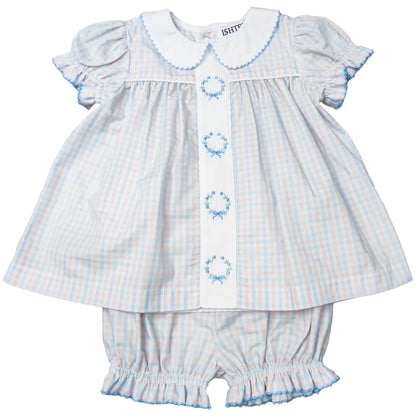 Plaid Girl’s Bloomer Set