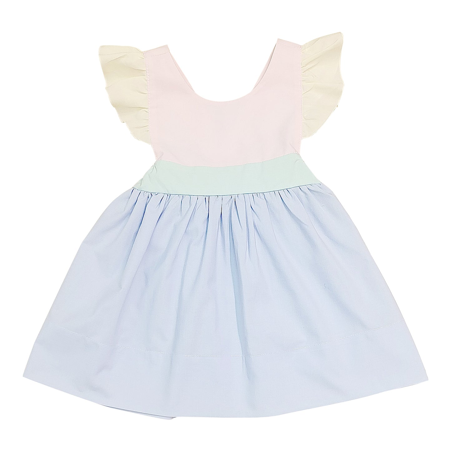 Colorblock Bowback Dress