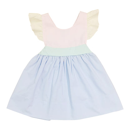 Colorblock Bowback Dress