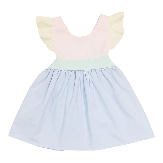 Colorblock Bowback Dress