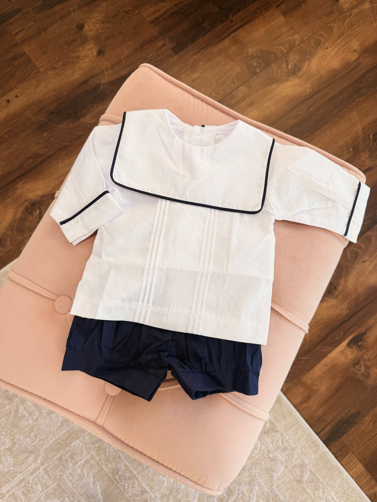 Navy Short Set