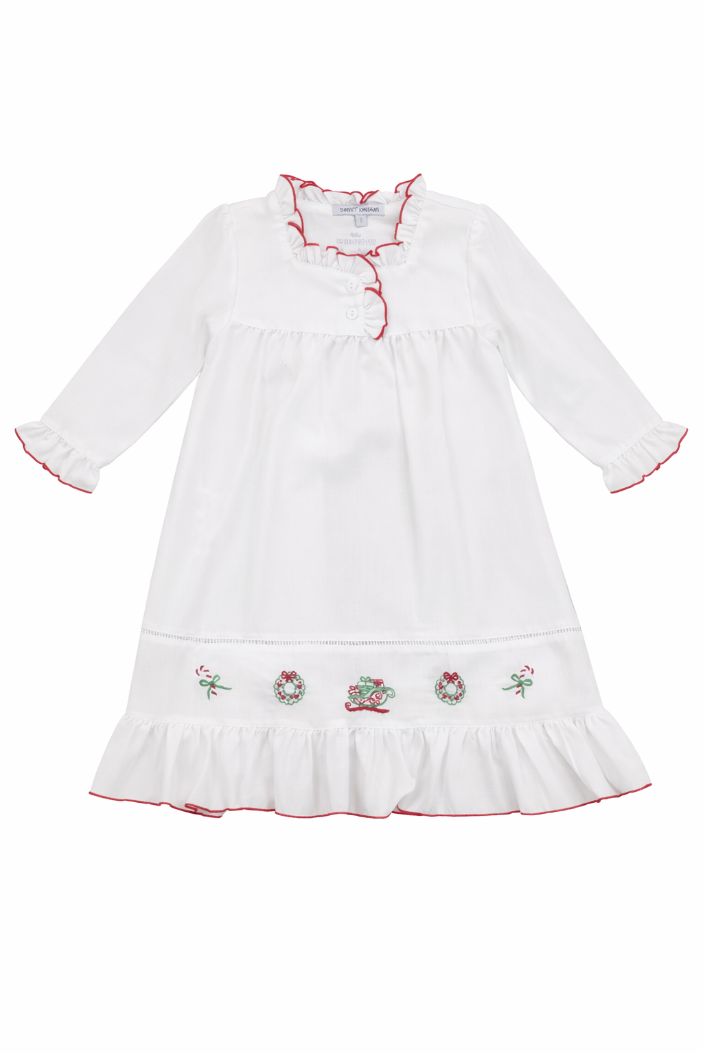 The Night Before Christmas Embroidered Nightgown