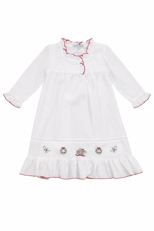 The Night Before Christmas Embroidered Nightgown