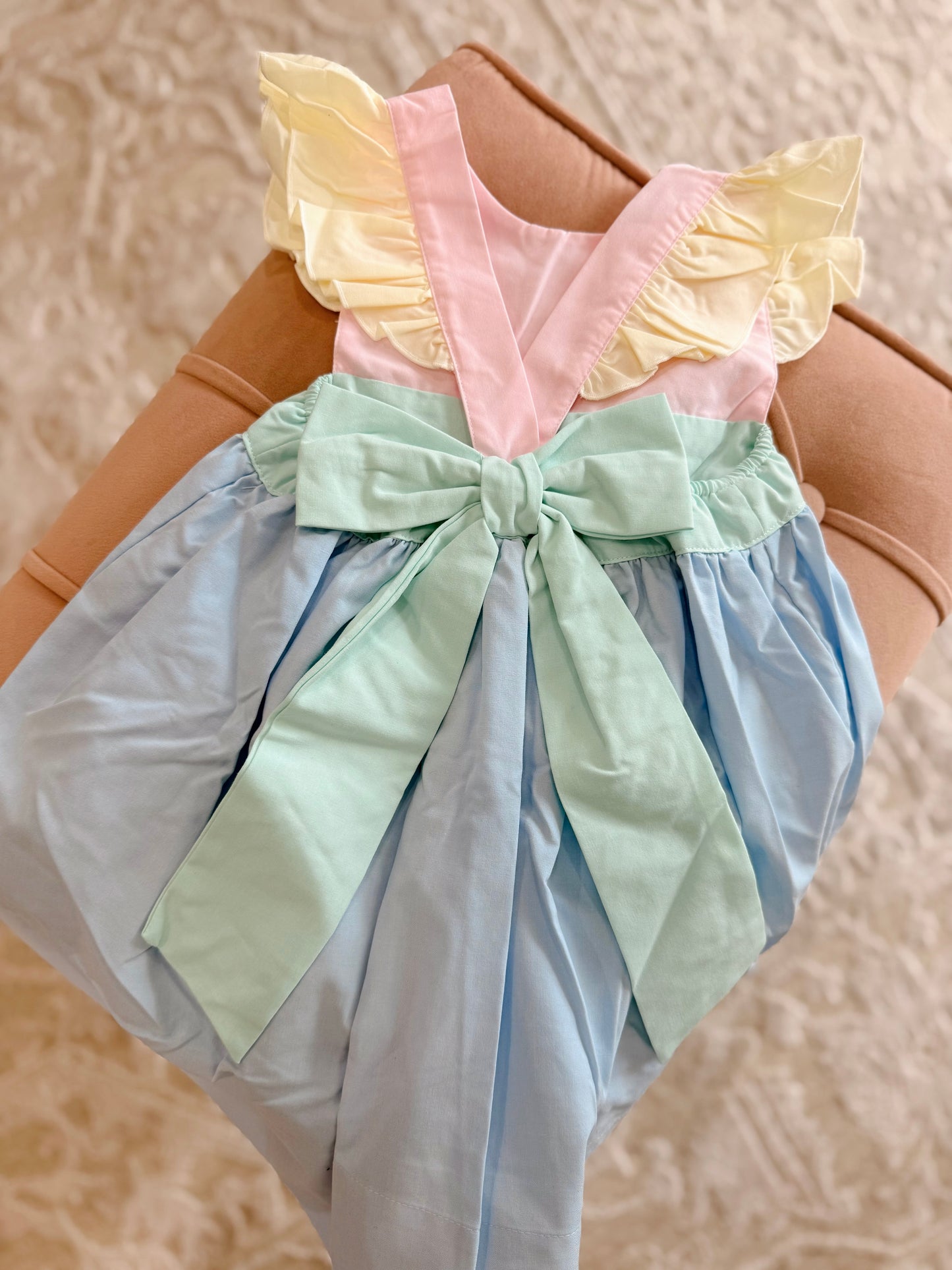 Colorblock Bowback Dress
