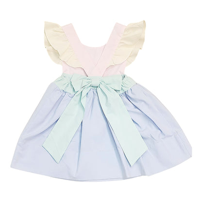 Colorblock Bowback Dress
