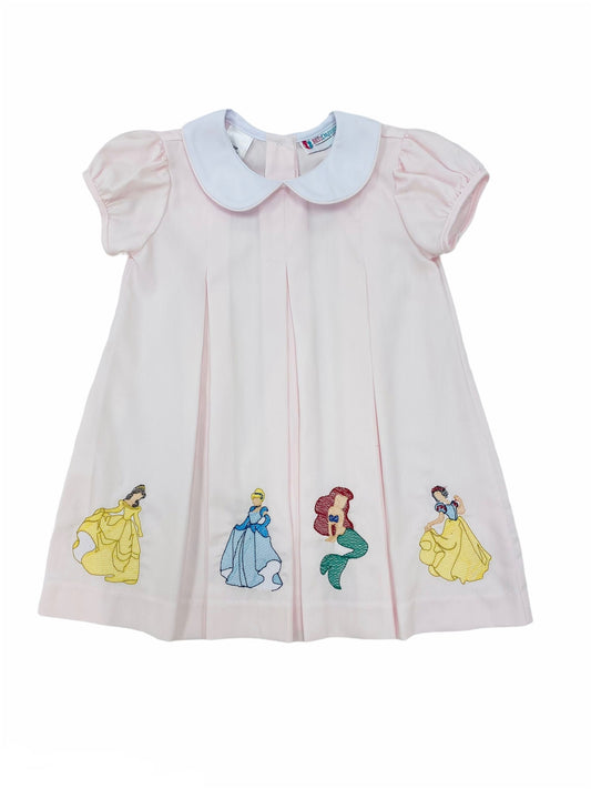 Pink Princess Embroidered Dress