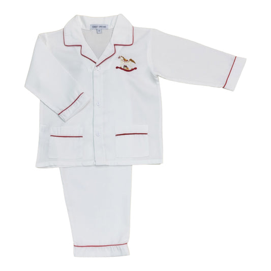 Rocking Horse Embroidered Pajama Set