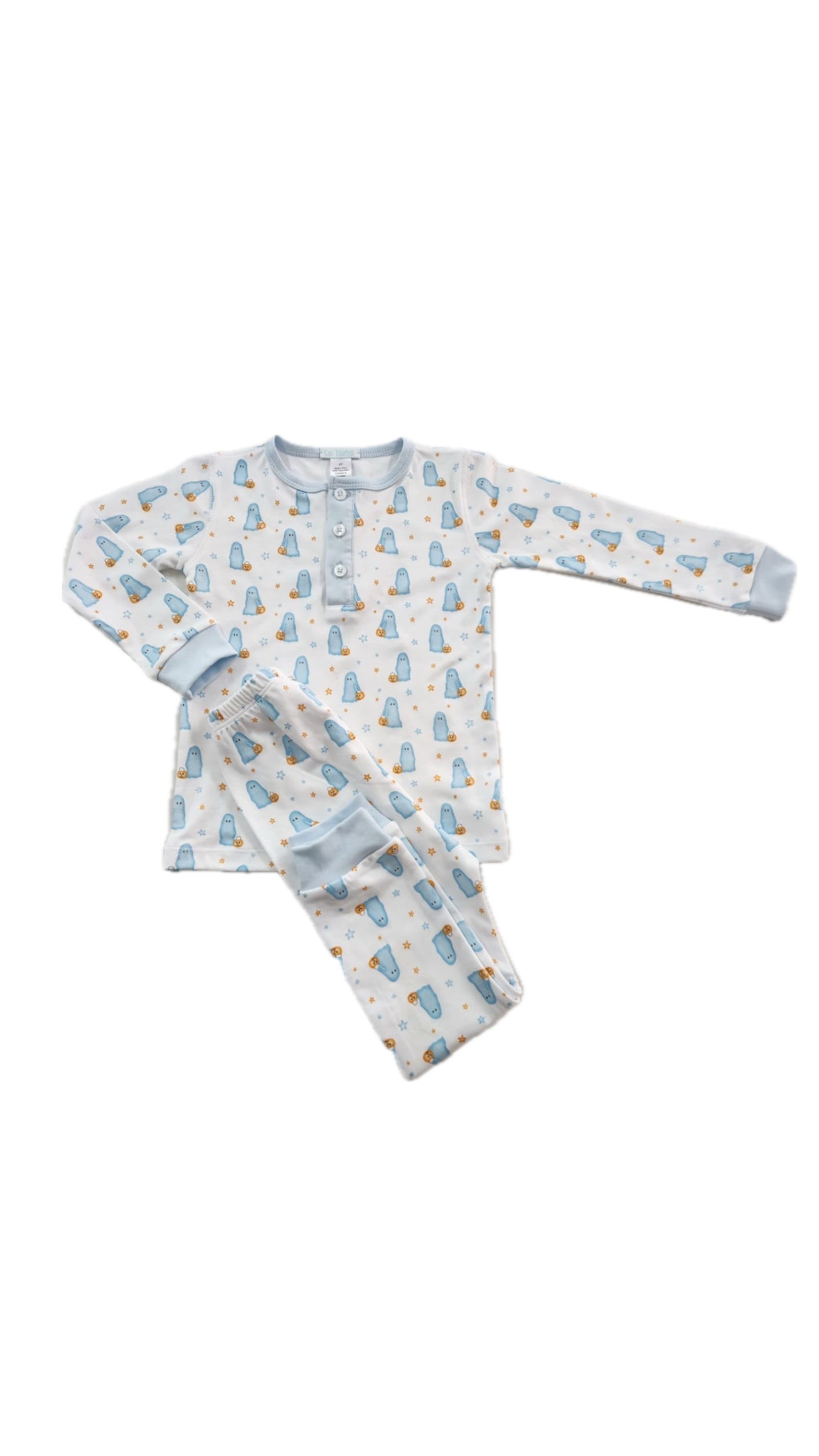 Blue Ghost 2-Piece Pajama Set