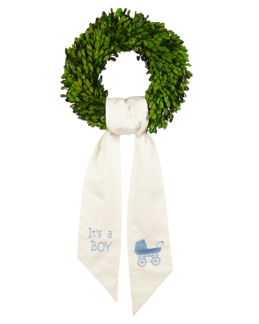 Wreath Sash: It’s A Boy