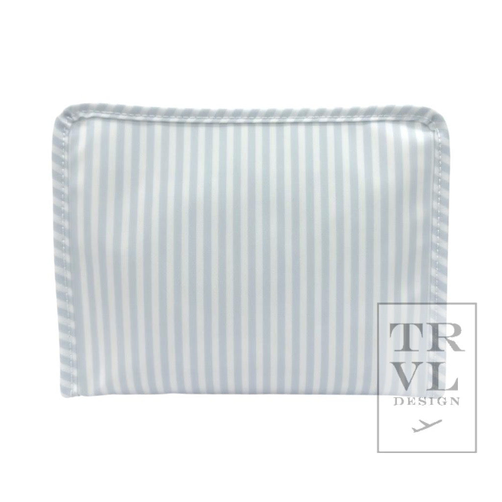 Pimlico Blue Stripe Zip Pouch