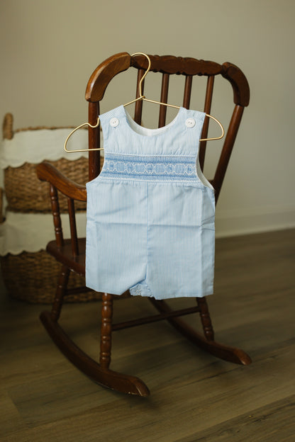Blue Gingham Shortall