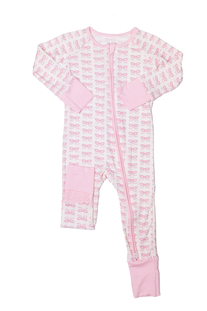 Pink Bow Zippy Pajama