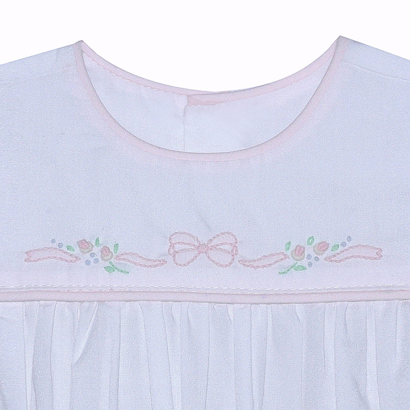 Bow Embroidered Daygown