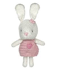 Pink Bunny Rattle