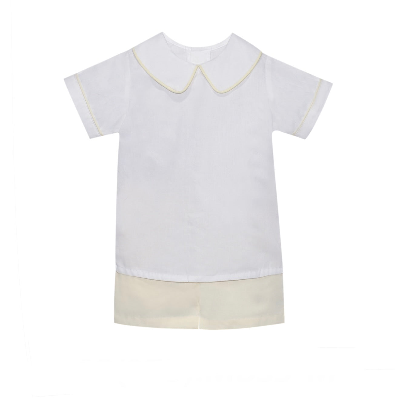 Maize Yellow Trim Short Set