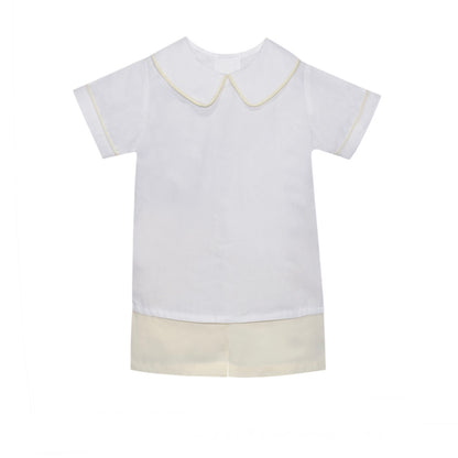 Maize Yellow Trim Short Set