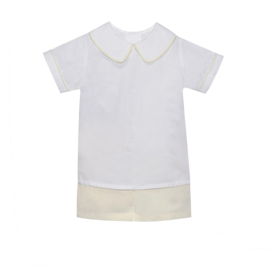 Maize Yellow Trim Short Set