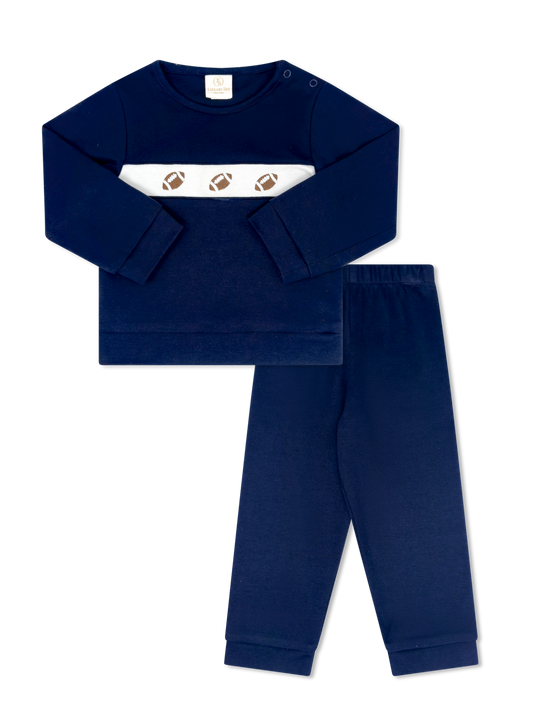 Bayou Napa Navy Football Set